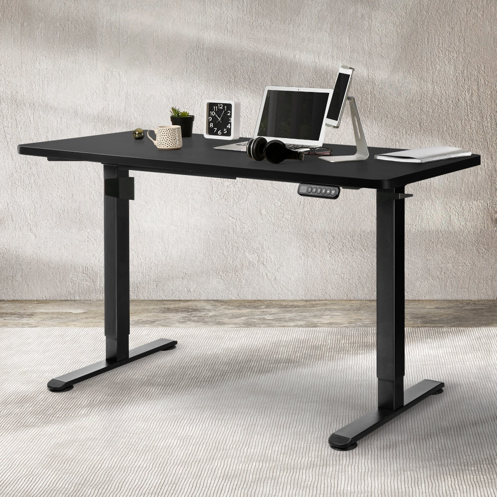 Levede Desktop For Motorised Adjustable Desk Electric Sit Stand Table 120X60CM Black Office Fast shipping On sale