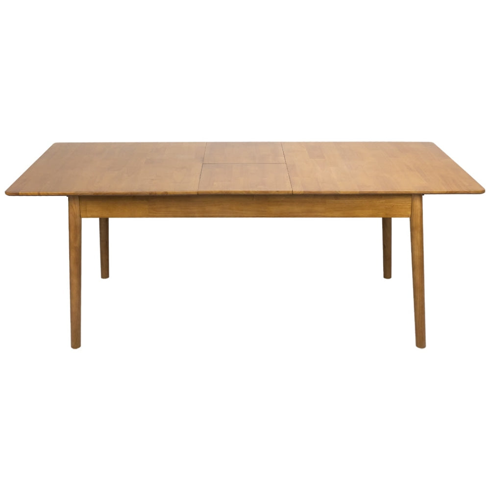 Levede Dining Table 1.6-2M Extendable Rubber Wood Frame Rectangle 8-10 Seater Fast shipping On sale