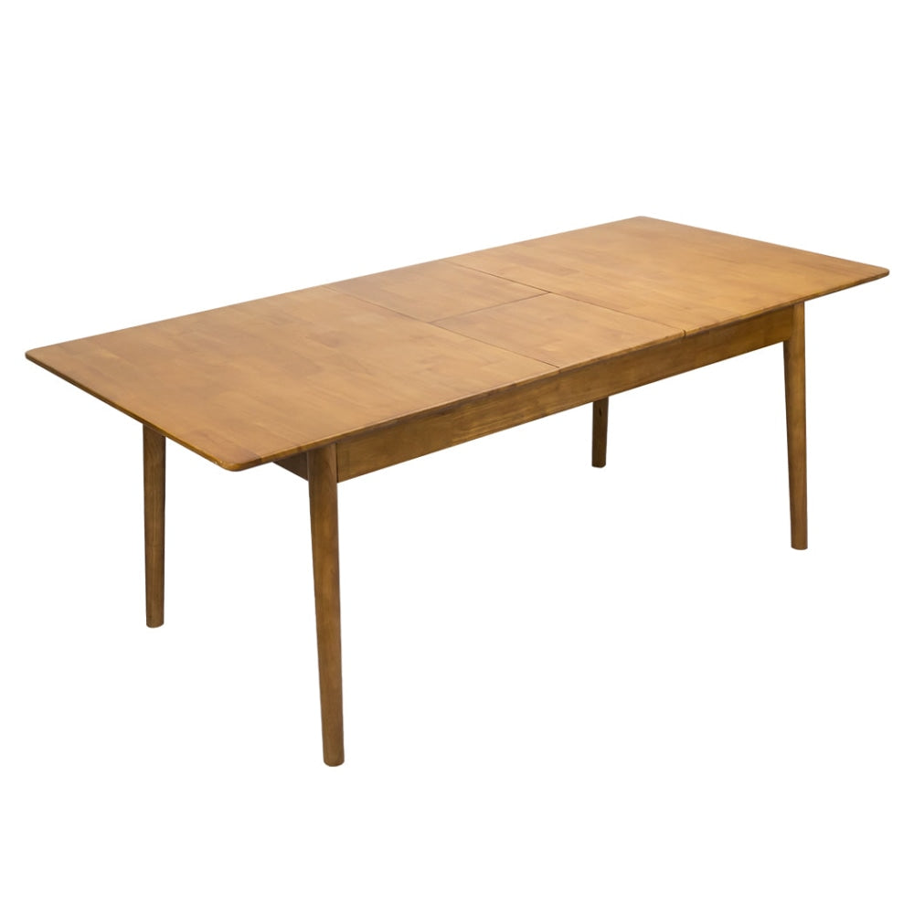 Levede Dining Table 1.6-2M Extendable Rubber Wood Frame Rectangle 8-10 Seater Fast shipping On sale