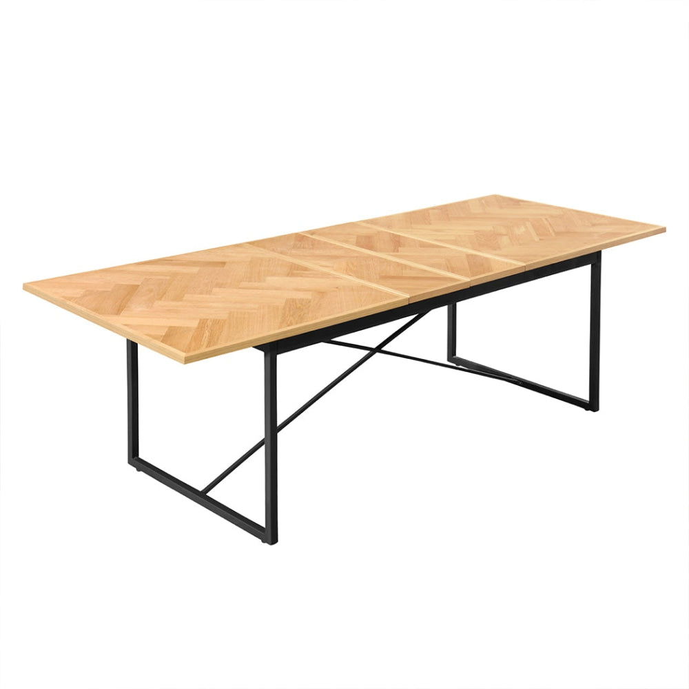 Levede Dining Table 1.8-2.4M Extendable Wooden Rectangle Kitchen Coffee Tables Fast shipping On sale