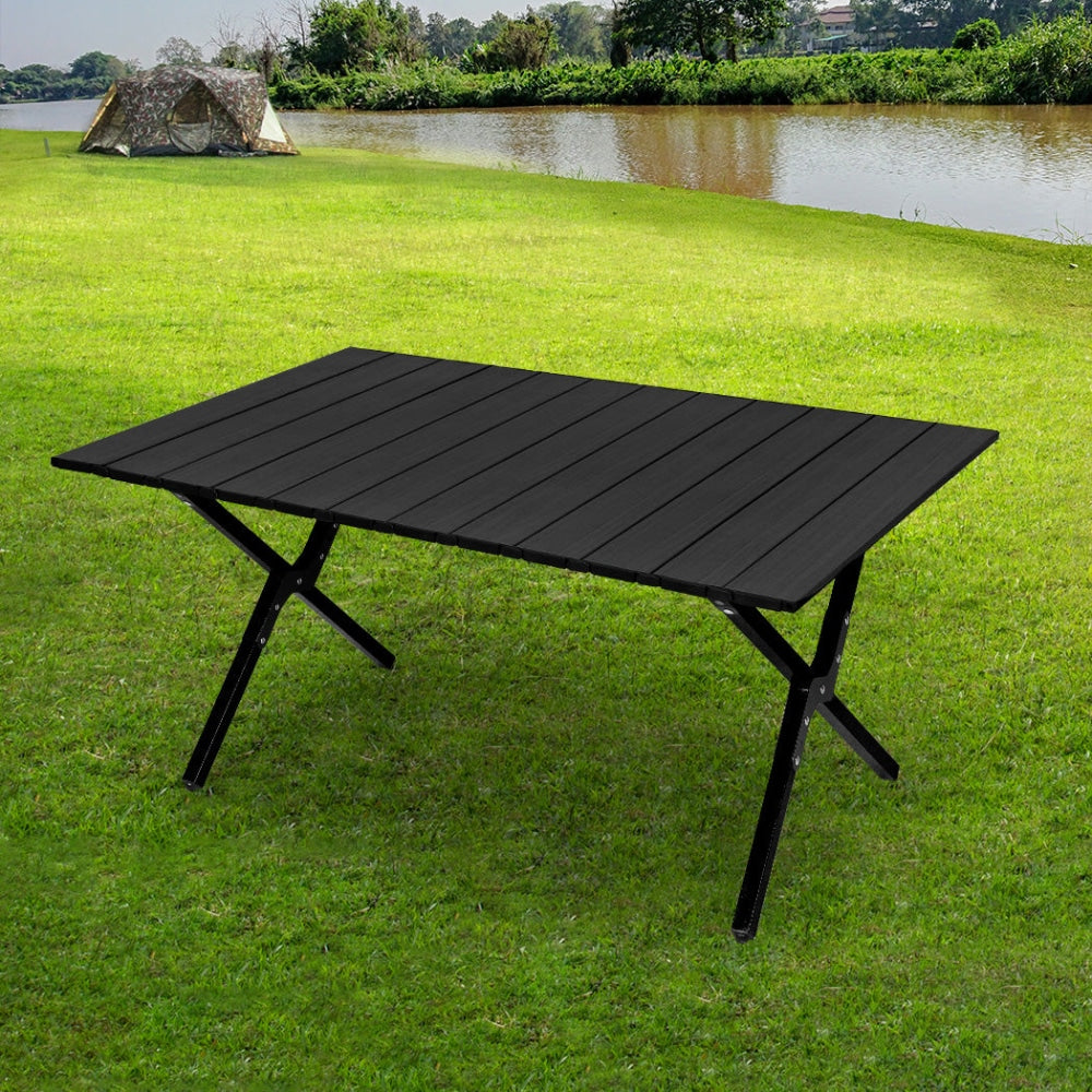 Levede Folding Camping Table Portable Picnic Outdoor Egg Roll Foldable BBQ Desk Furniture Fast shipping On sale