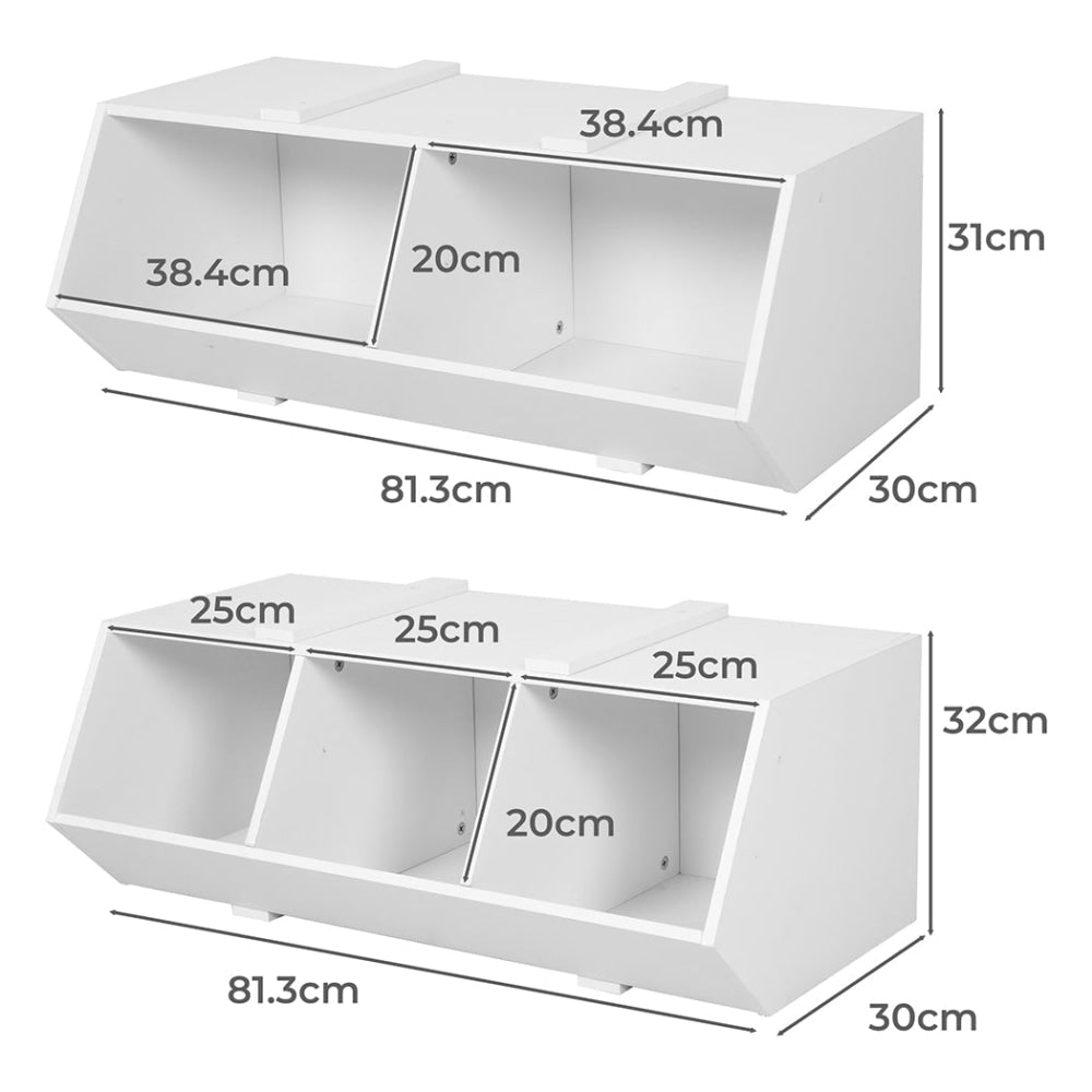 Levede Kids Toy Box Shelf Storage Cabinet Container Children Bookcase Organiser Furniture Fast shipping On sale