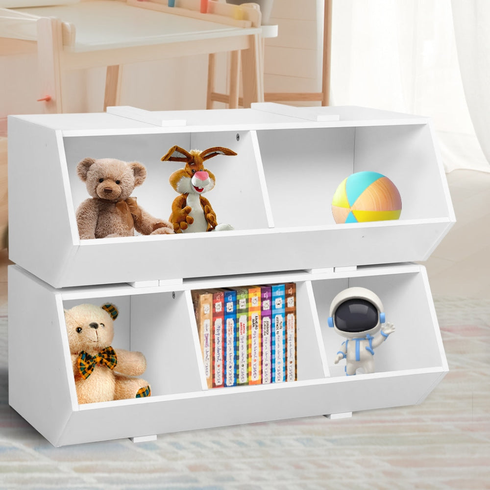 Levede Kids Toy Box Shelf Storage Cabinet Container Children Bookcase Organiser Furniture Fast shipping On sale