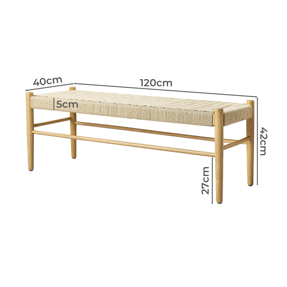 Levede Kraft Rope Ottoman Bench Seat Fast shipping On sale