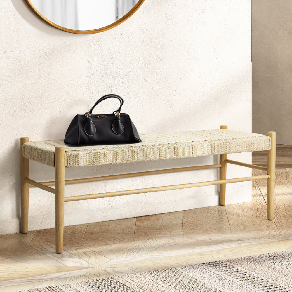 Levede Kraft Rope Ottoman Bench Seat Fast shipping On sale