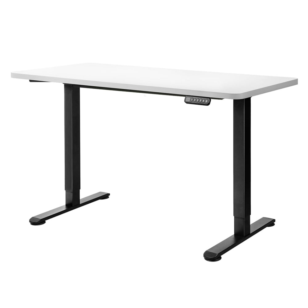 Levede Motorised Standing Desk Adjustable Electric Sit Stand Dual Motor 140CM Black White Office Fast shipping On sale