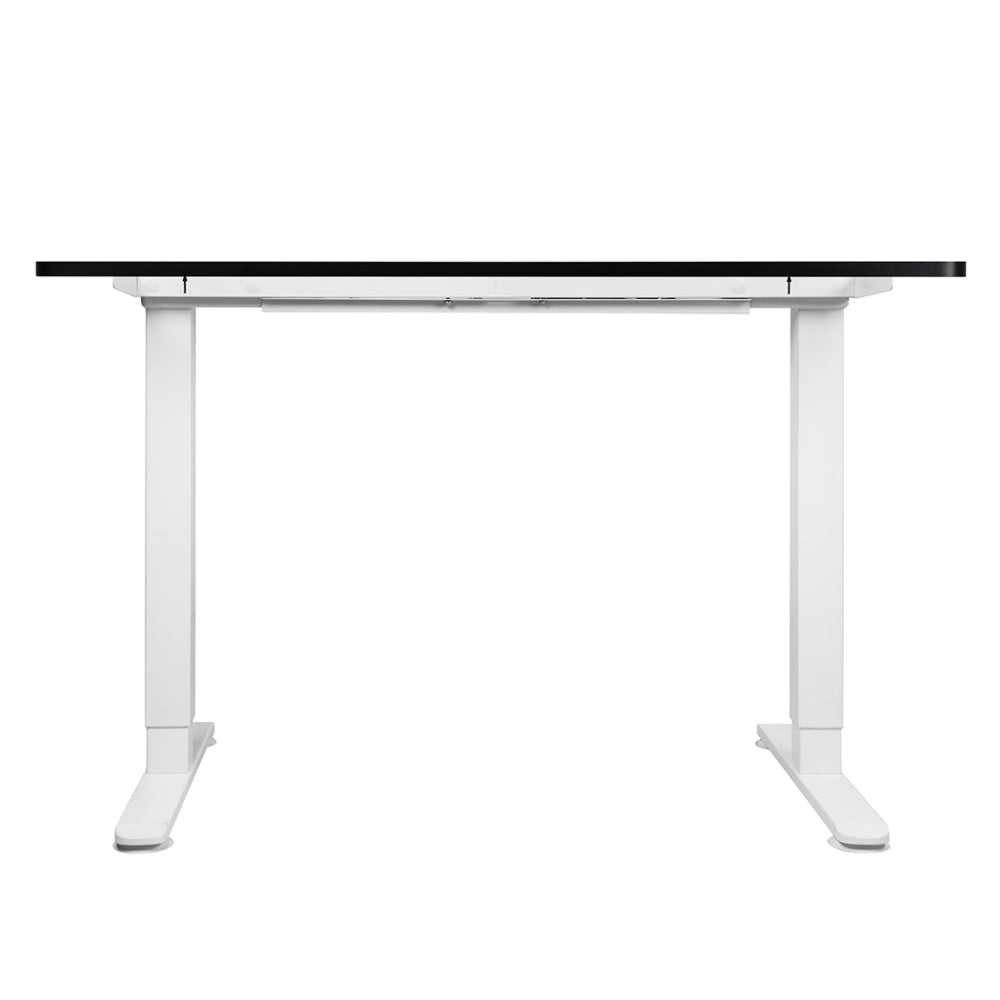 Levede Motorised Standing Desk Adjustable Electric Sit Stand Dual Motor 140CM White Black Office Fast shipping On sale