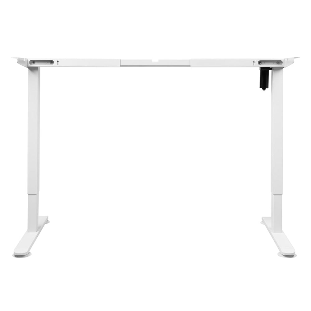 Levede Motorised Standing Desk Frame Only Single Motor Height Adjustable White Office Fast shipping On sale