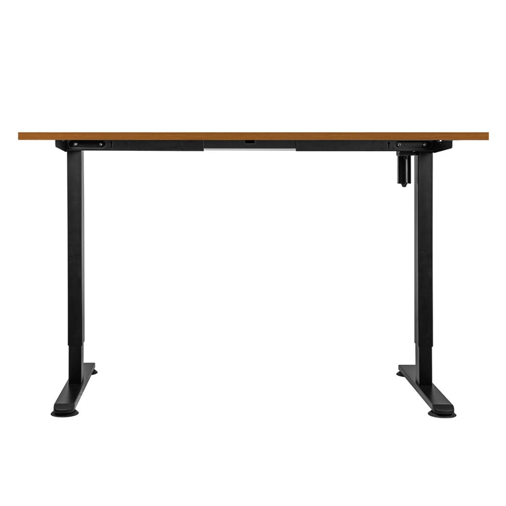 Levede Motorised Standing Desk Height Adjustable Electric Sit Stand Table 140CM Black Natural Office Fast shipping On sale