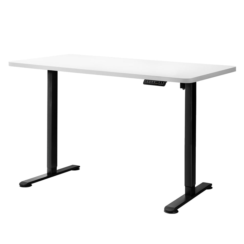 Levede Motorised Standing Desk Height Adjustable Electric Sit Stand Table 140CM Black White Office Fast shipping On sale