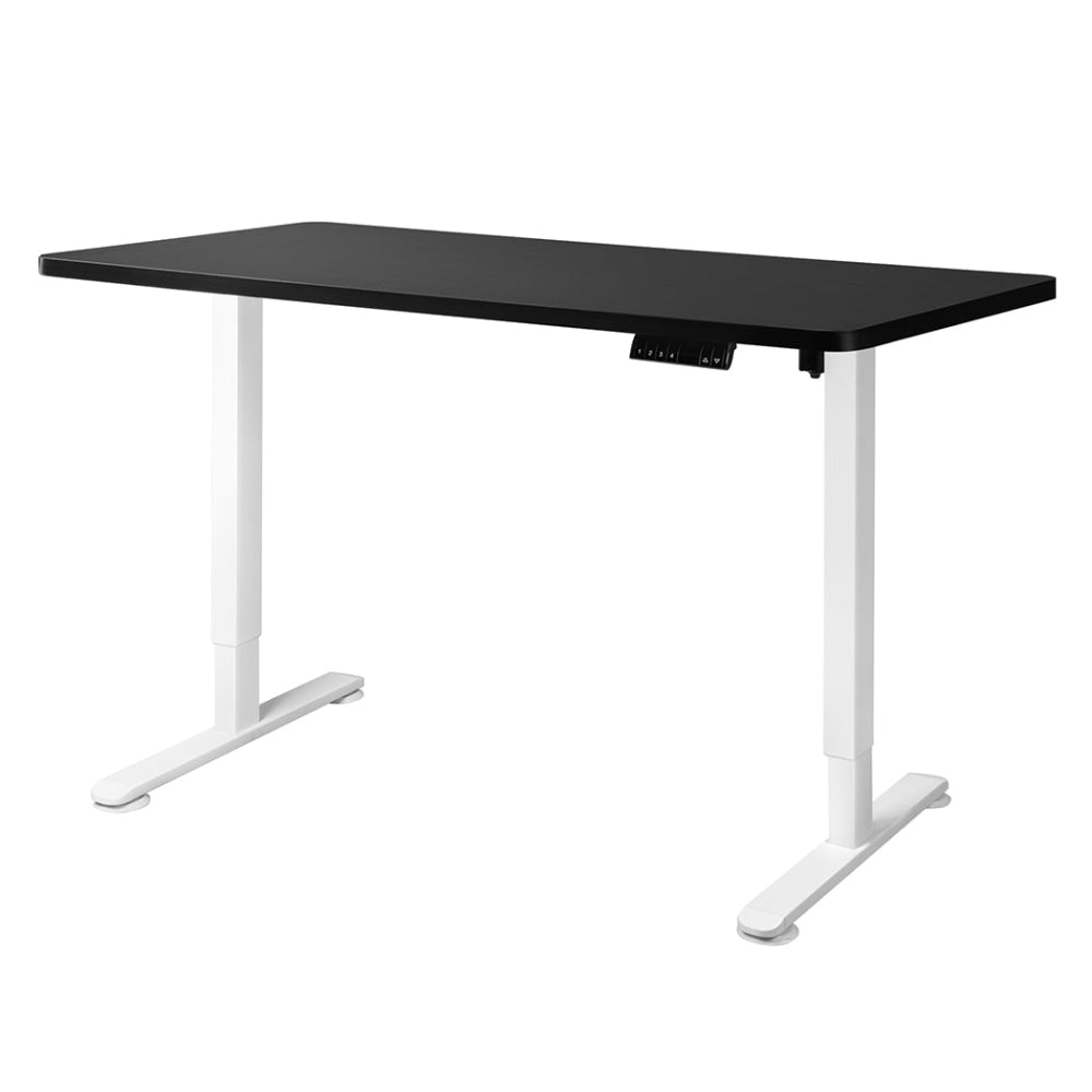 Levede Motorised Standing Desk Height Adjustable Electric Sit Stand Table 140CM White Black Office Fast shipping On sale