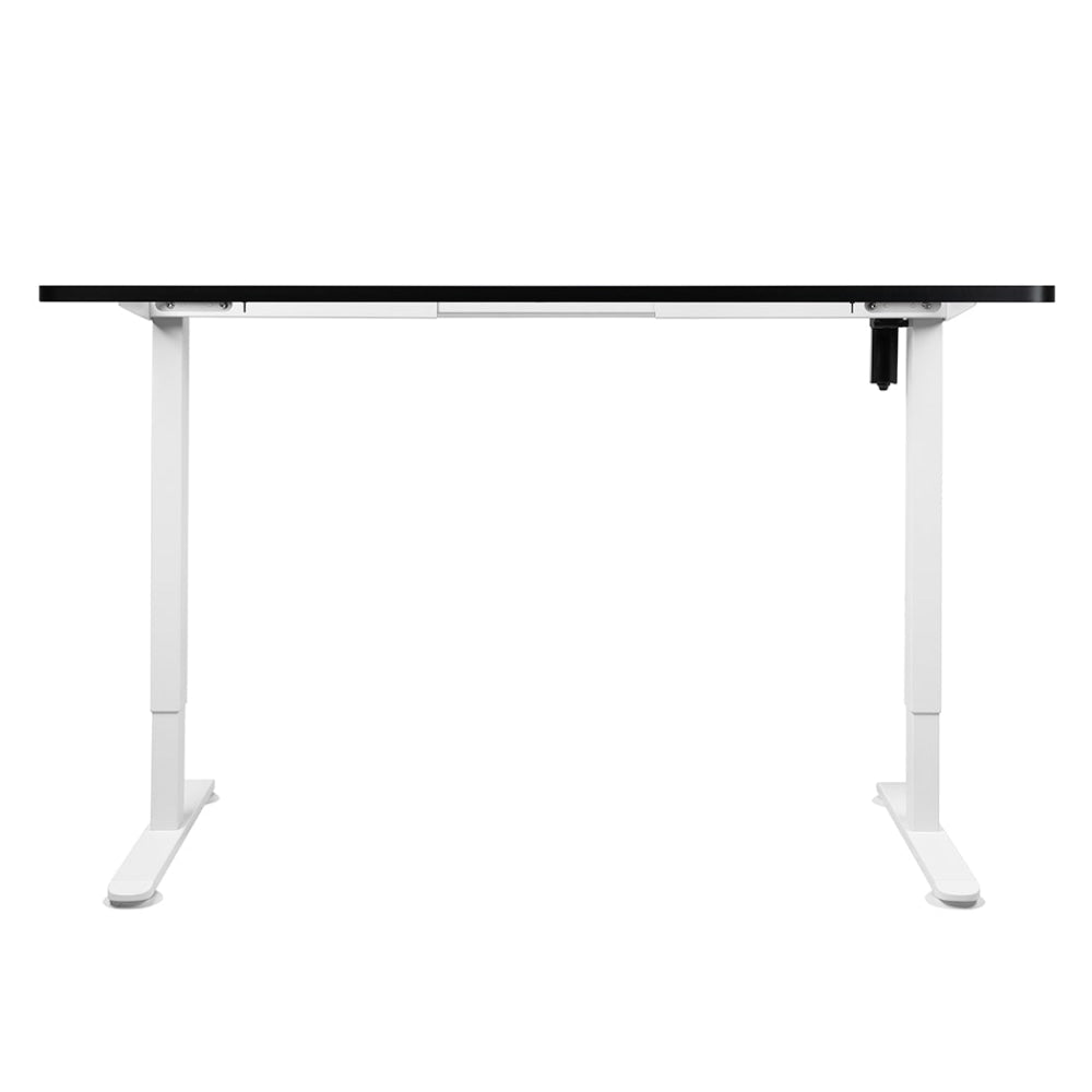 Levede Motorised Standing Desk Height Adjustable Electric Sit Stand Table 140CM White Black Office Fast shipping On sale