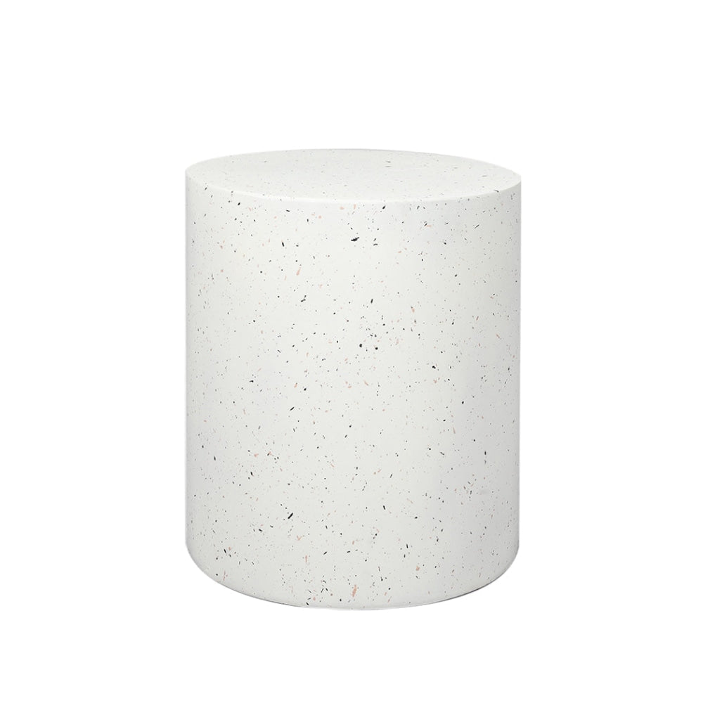 Levede Side Table Terrazzo Round Magnesia Stone Concrete Stool Fast shipping On sale