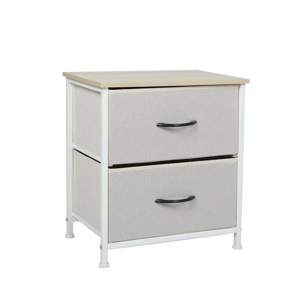 Levede Storage Cabinet Tower Chest of Drawers Dresser Tallboy 10 Drawer Beige Of Fast shipping On sale