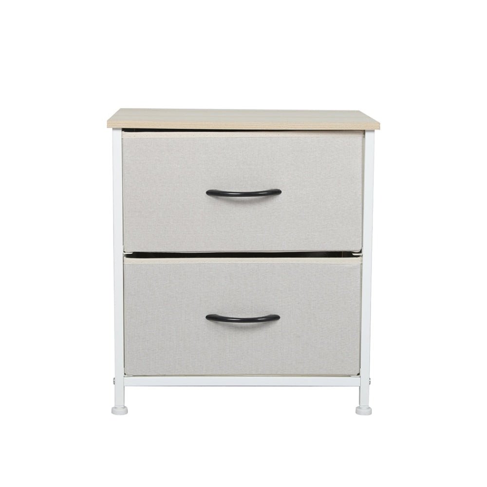 Levede Storage Cabinet Tower Chest of Drawers Dresser Tallboy 10 Drawer Beige Of Fast shipping On sale