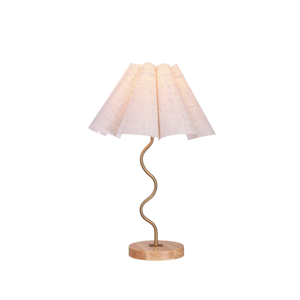 Litup Elegant Modern Classic Table Lamp Light Adjustable Cream Shade Fast shipping On sale