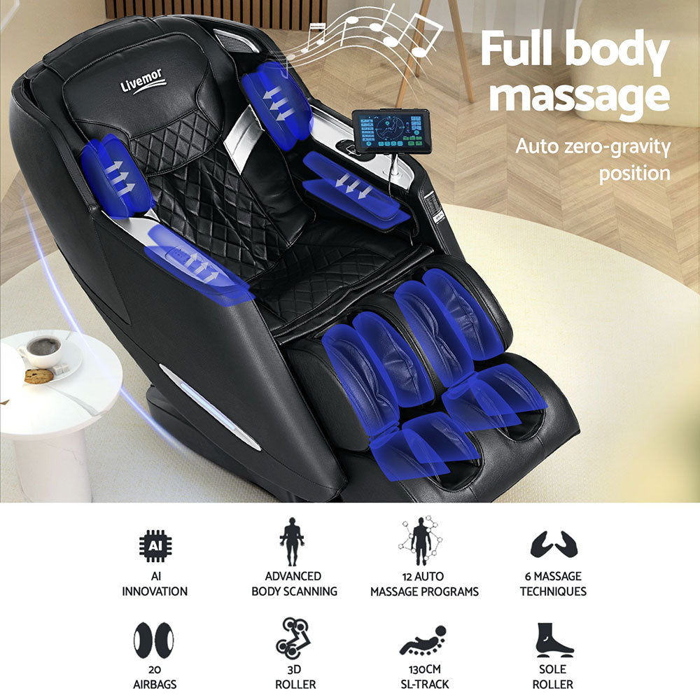Livemor Massage Chair Electric Recliner Home Massager Oren Lounge Fast shipping On sale