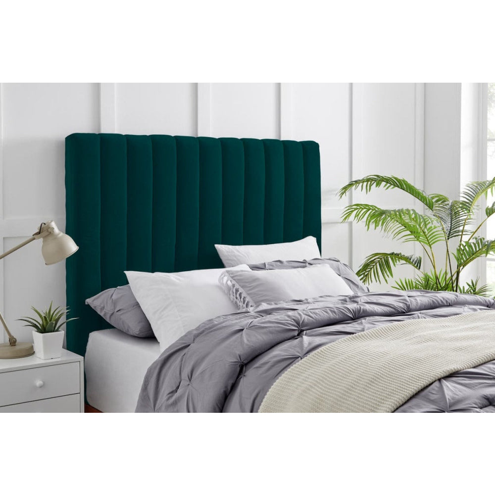London Bed Head King Size Emerald Velvet Fast shipping On sale
