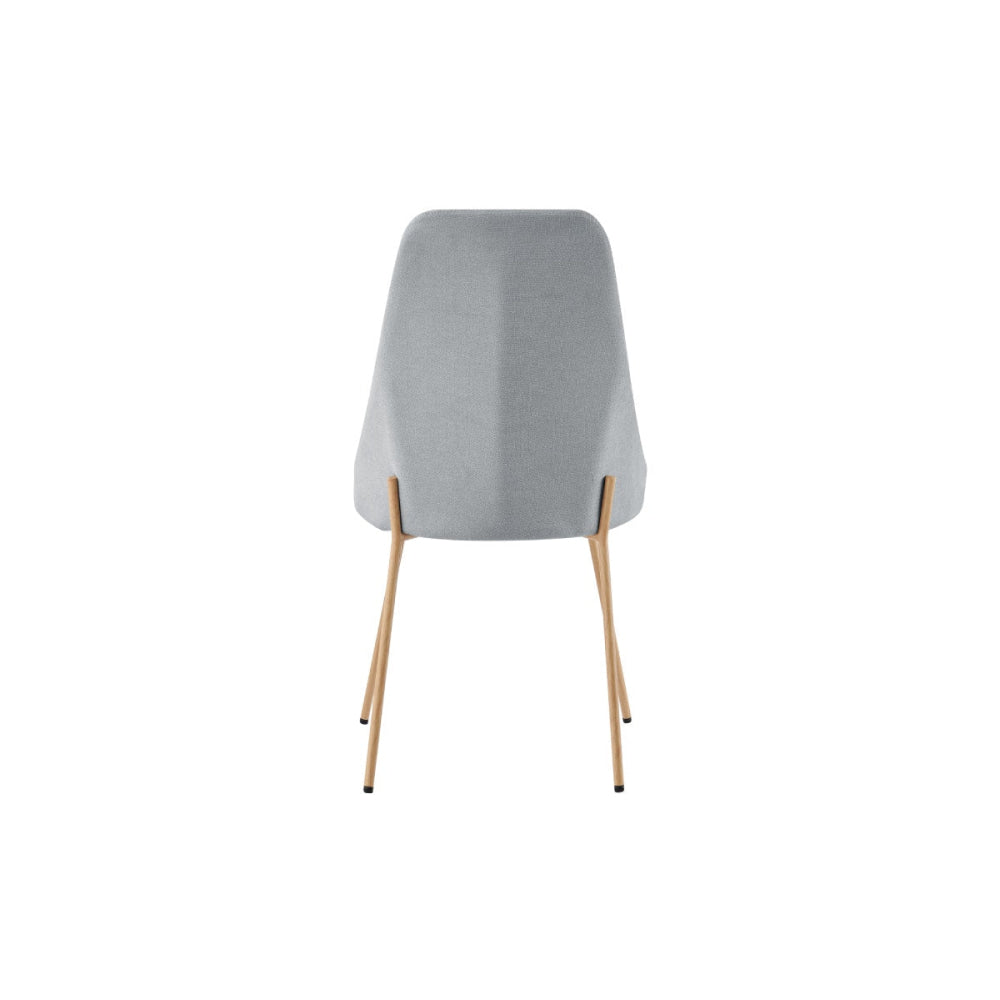 Lucca Set of 2 Velvet Kitchen Dining Side Chairs Dove Grey Chair Fast shipping On sale