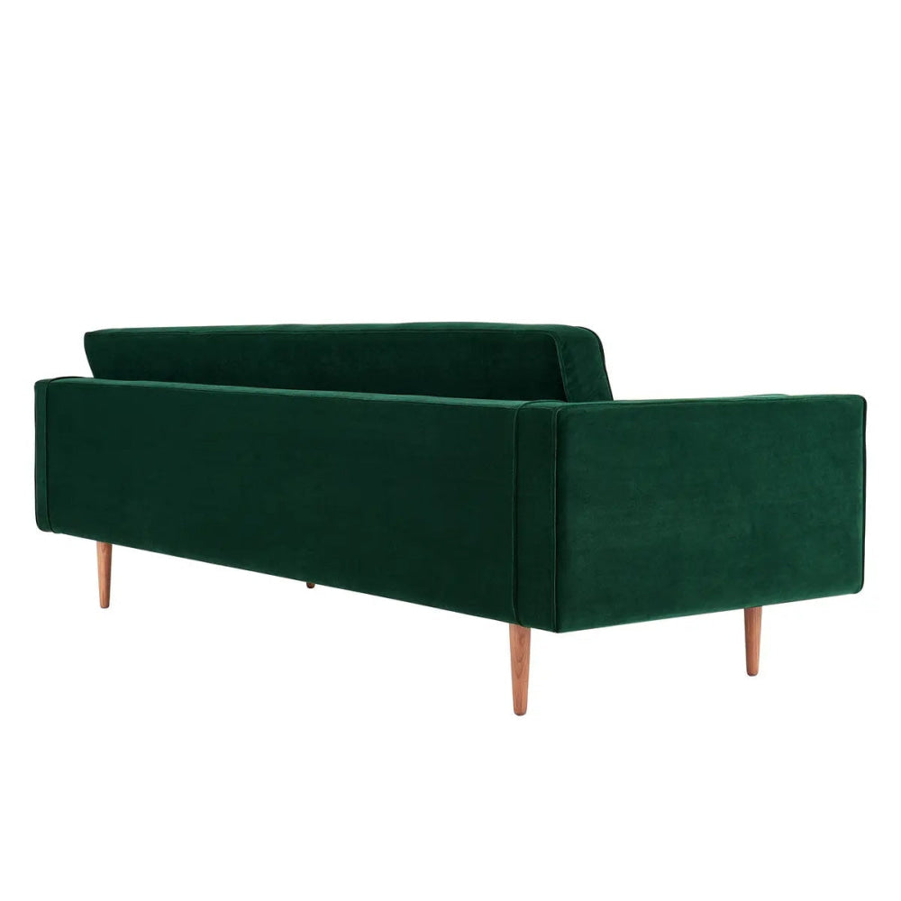 Marcella Velvet 3 Seater Sofa Navy Sofas Fast shipping On sale