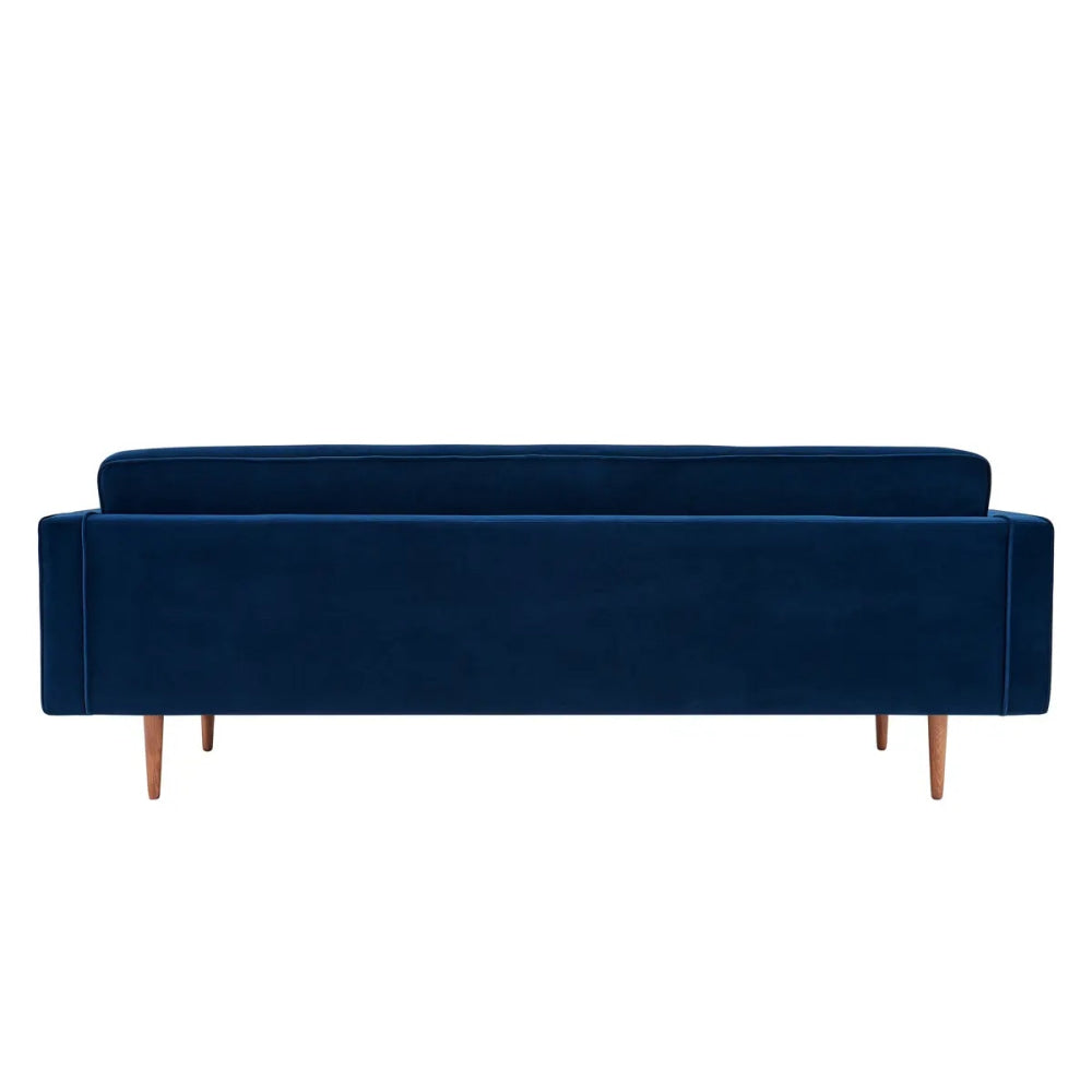 Marcella Velvet 3 Seater Sofa Navy Sofas Fast shipping On sale