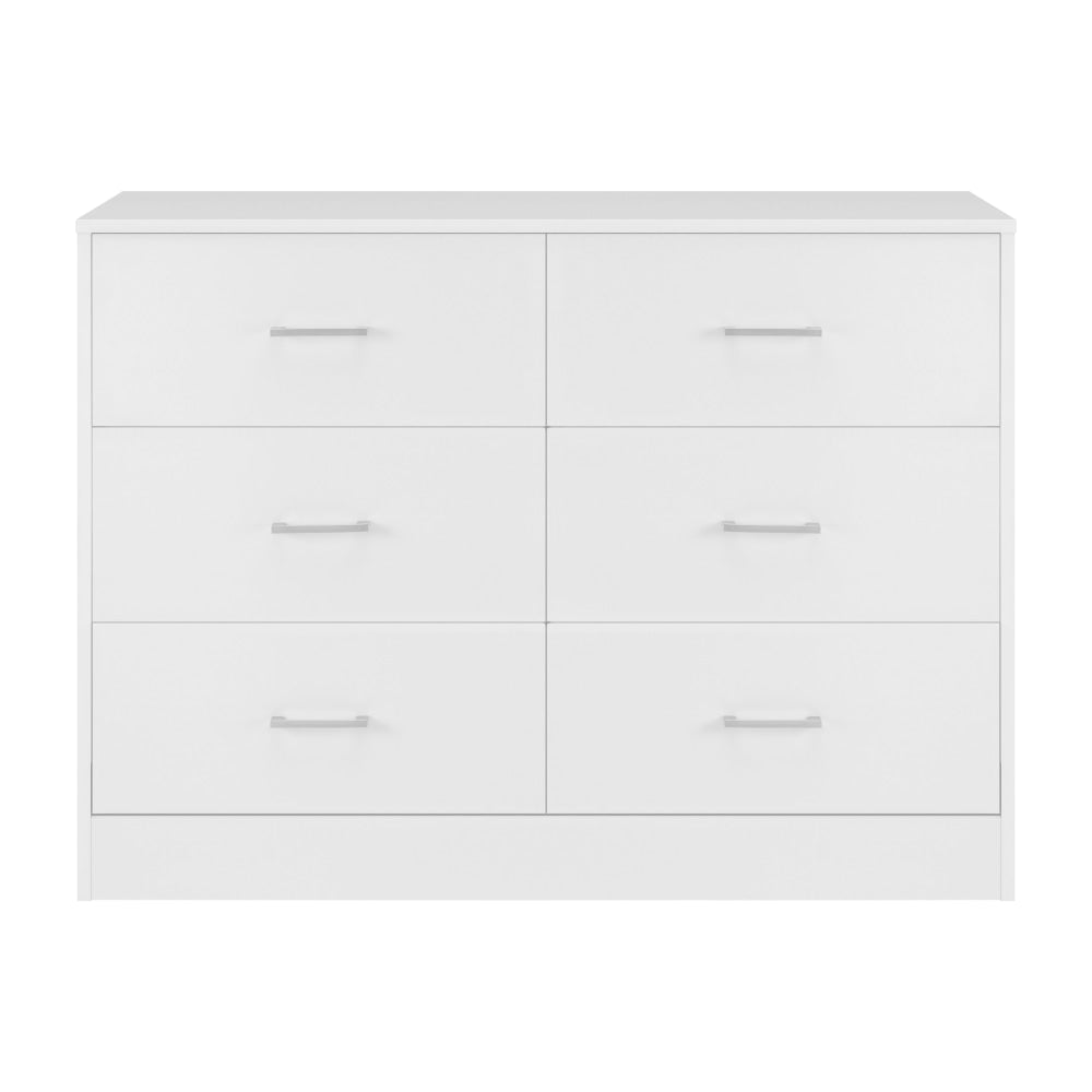 Marcus Wooden Chest Of 6-Drawers Dresser Storage Cabinet White Drawers Fast shipping On sale