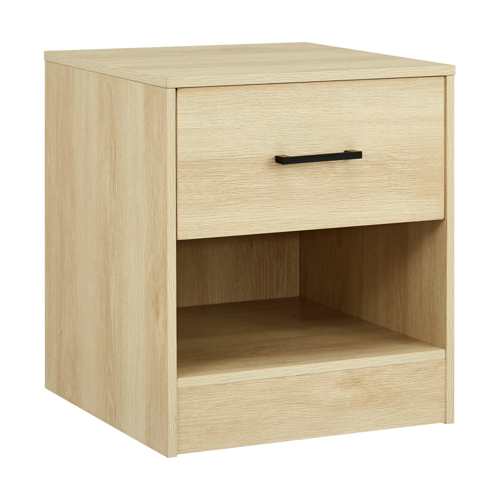 Marcus Wooden Nightstand Bedside Table W/ 1-Drawer Oak Fast shipping On sale