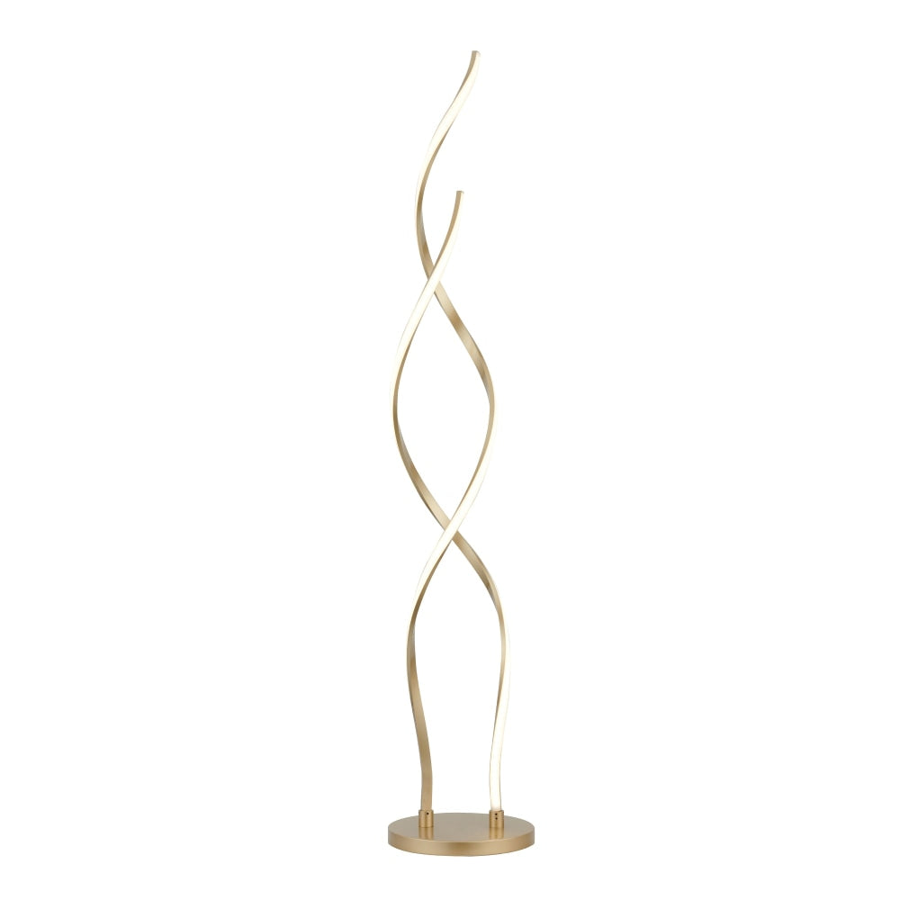 Margaret LED Modern Elegant Spiral Floor Lamp Reading Light - Gold Fast shipping On sale
