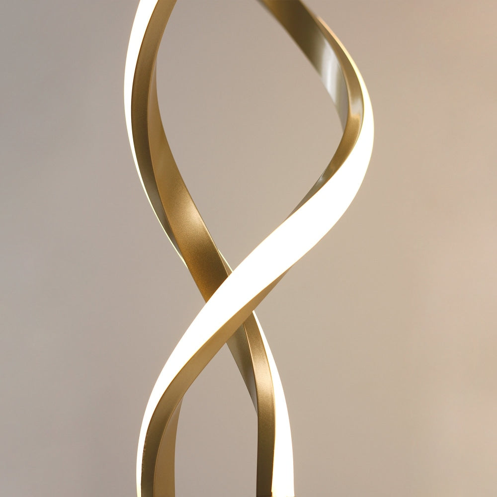 Margaret LED Modern Elegant Spiral Table Lamp Reading Light - Gold Fast shipping On sale