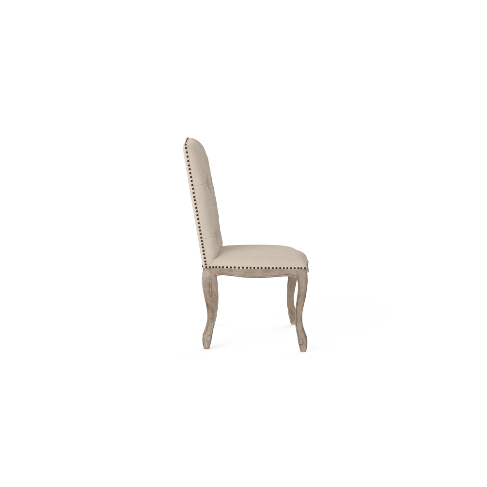 Marie Kitche Dining Chair French Beige Fast shipping On sale