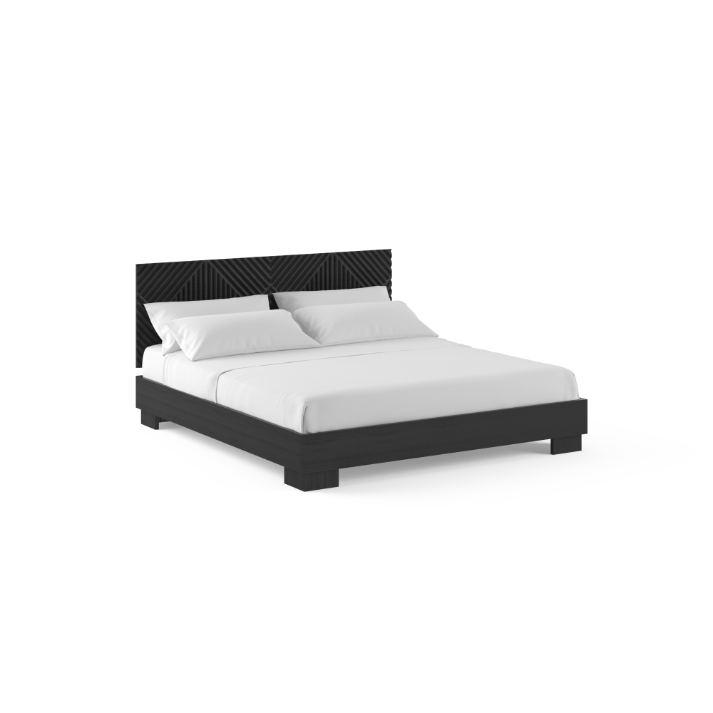 Marlon Bed Frame Black King Fast shipping On sale