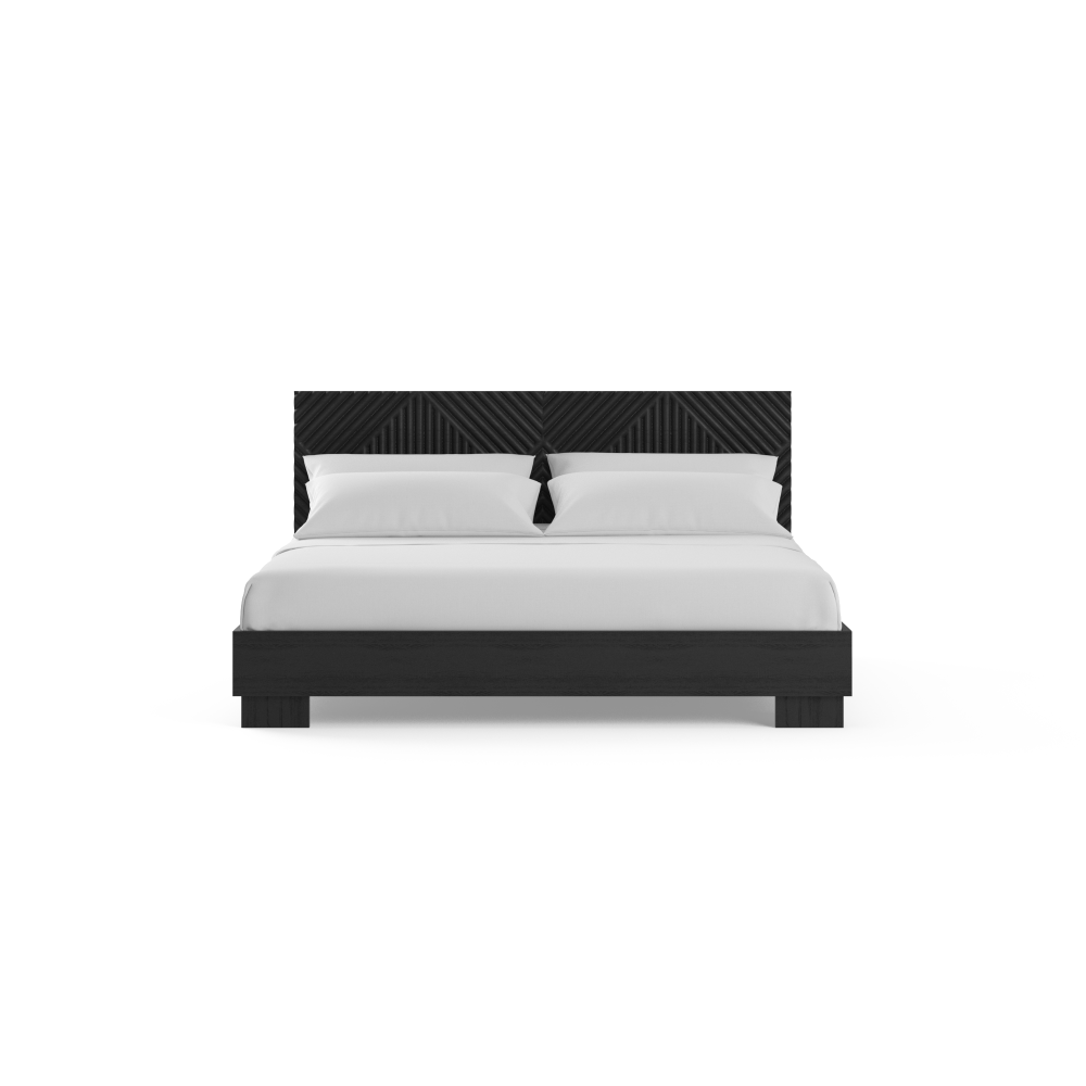 Marlon Bed Frame Black King Fast shipping On sale