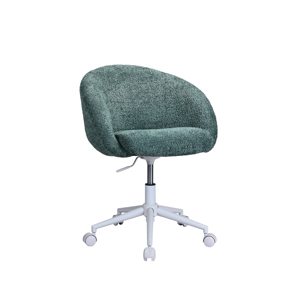 Marquin Boucle Fabric Computer Desk Task Office Working Chair Green Fast shipping On sale