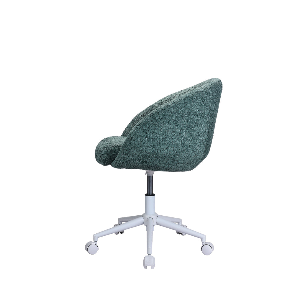 Marquin Boucle Fabric Computer Desk Task Office Working Chair Green Fast shipping On sale