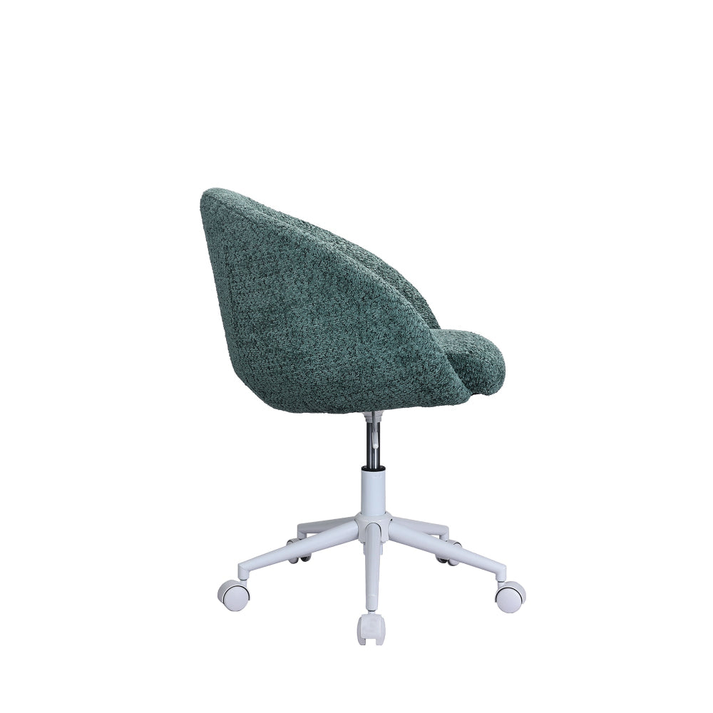 Marquin Boucle Fabric Computer Desk Task Office Working Chair Green Fast shipping On sale