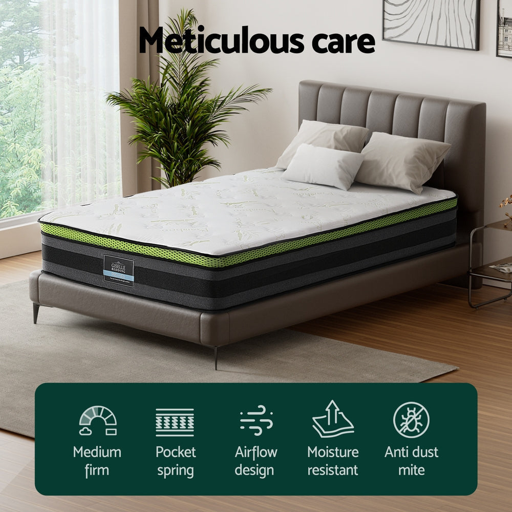 Mattress Cool Gel Foam 30cm King Single Fast shipping On sale