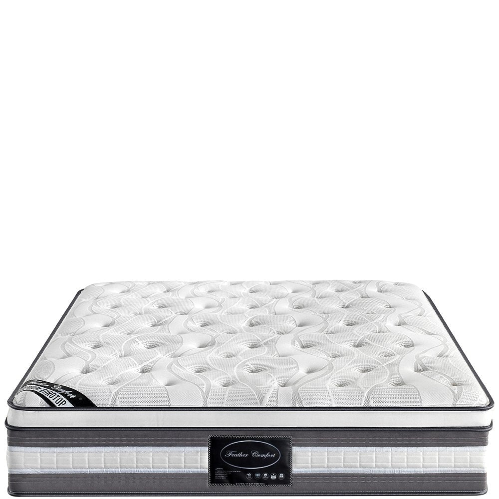 Mattress Euro Top Queen Size Pocket Spring Coil with Knitted Fabric Medium Firm 34cm Thick Fast shipping On sale