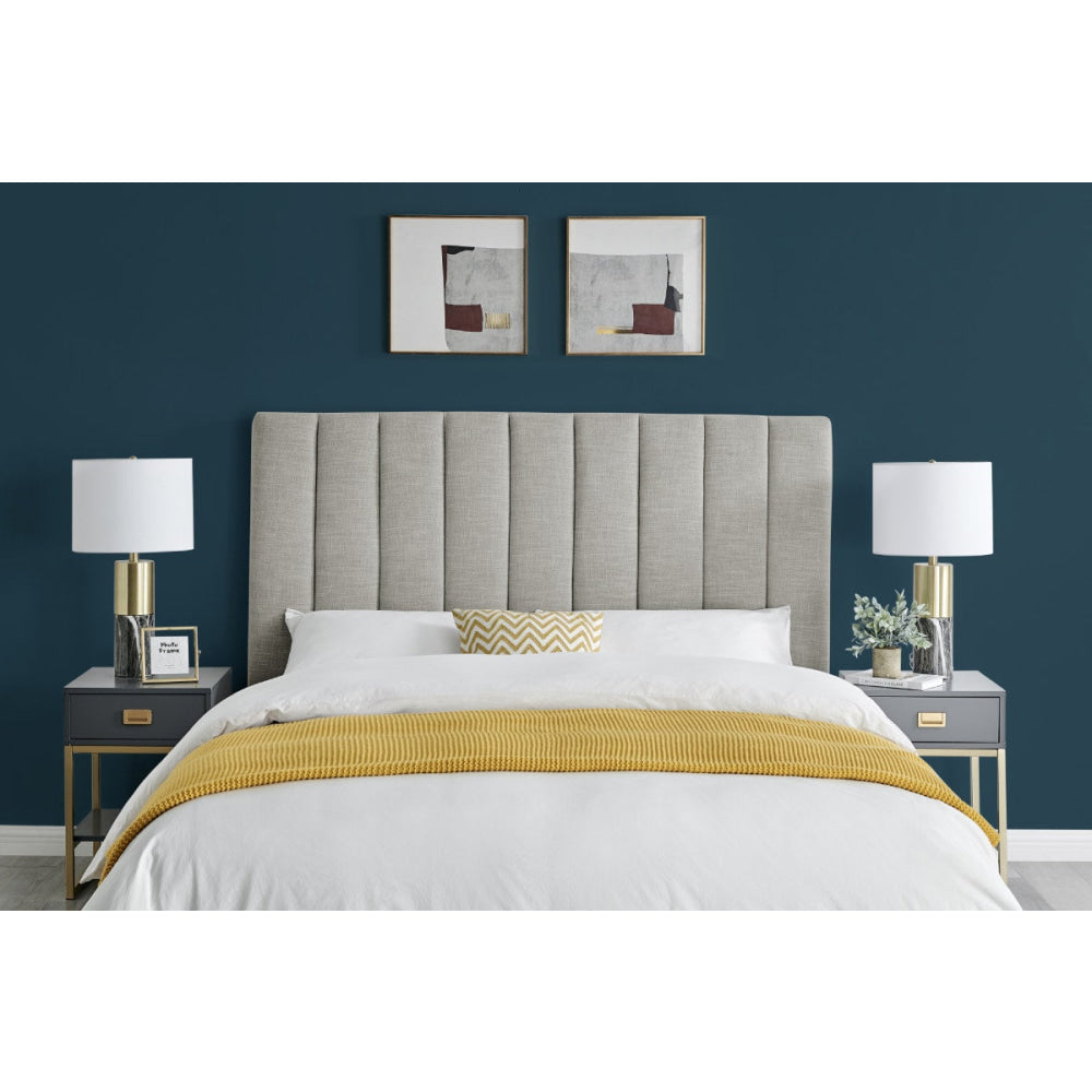 Megan Bed Head Cloud Grey Fast shipping On sale