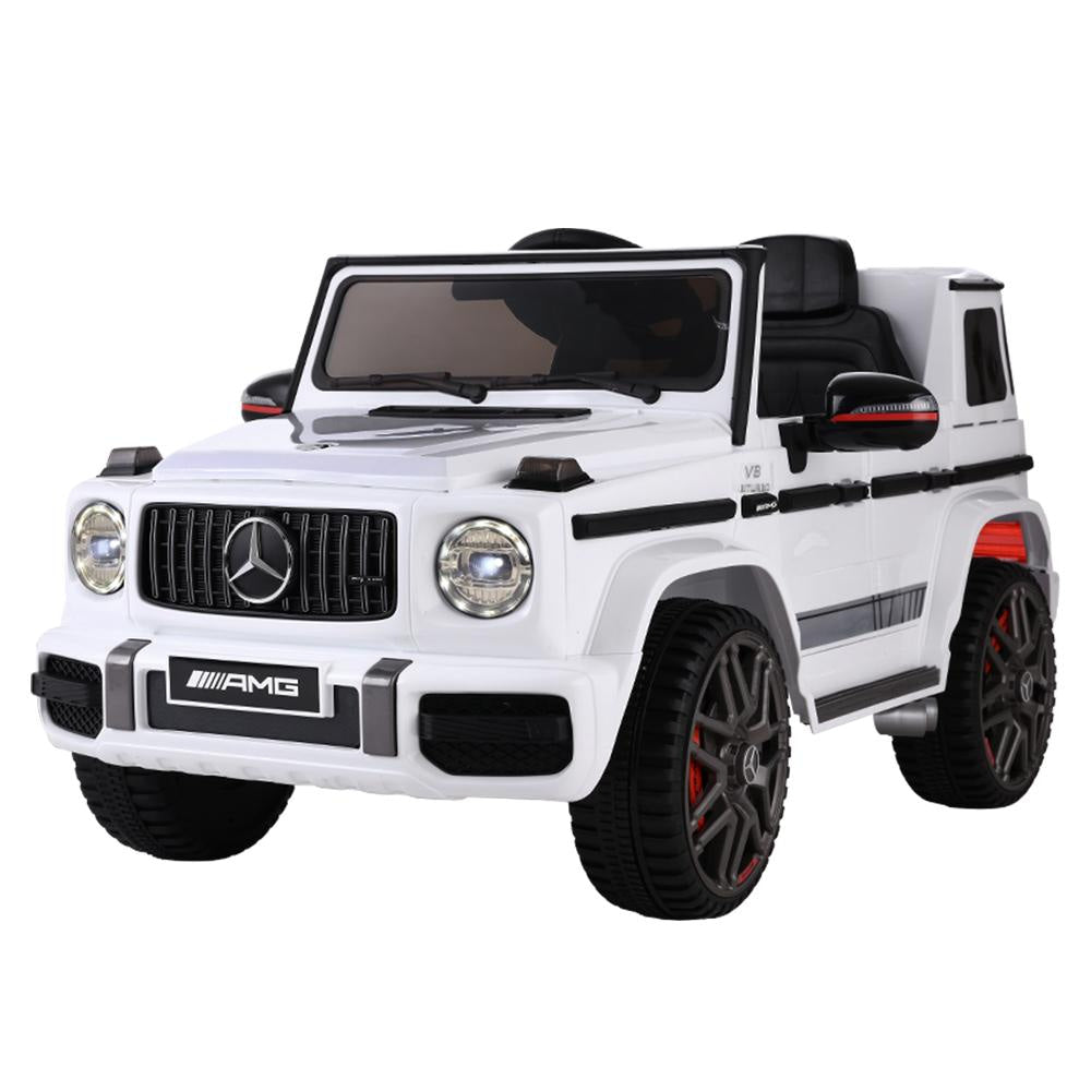 Mercedes-Benz Kids Ride On Car Electric AMG G63 Licensed Remote Cars 12V White Fast shipping sale