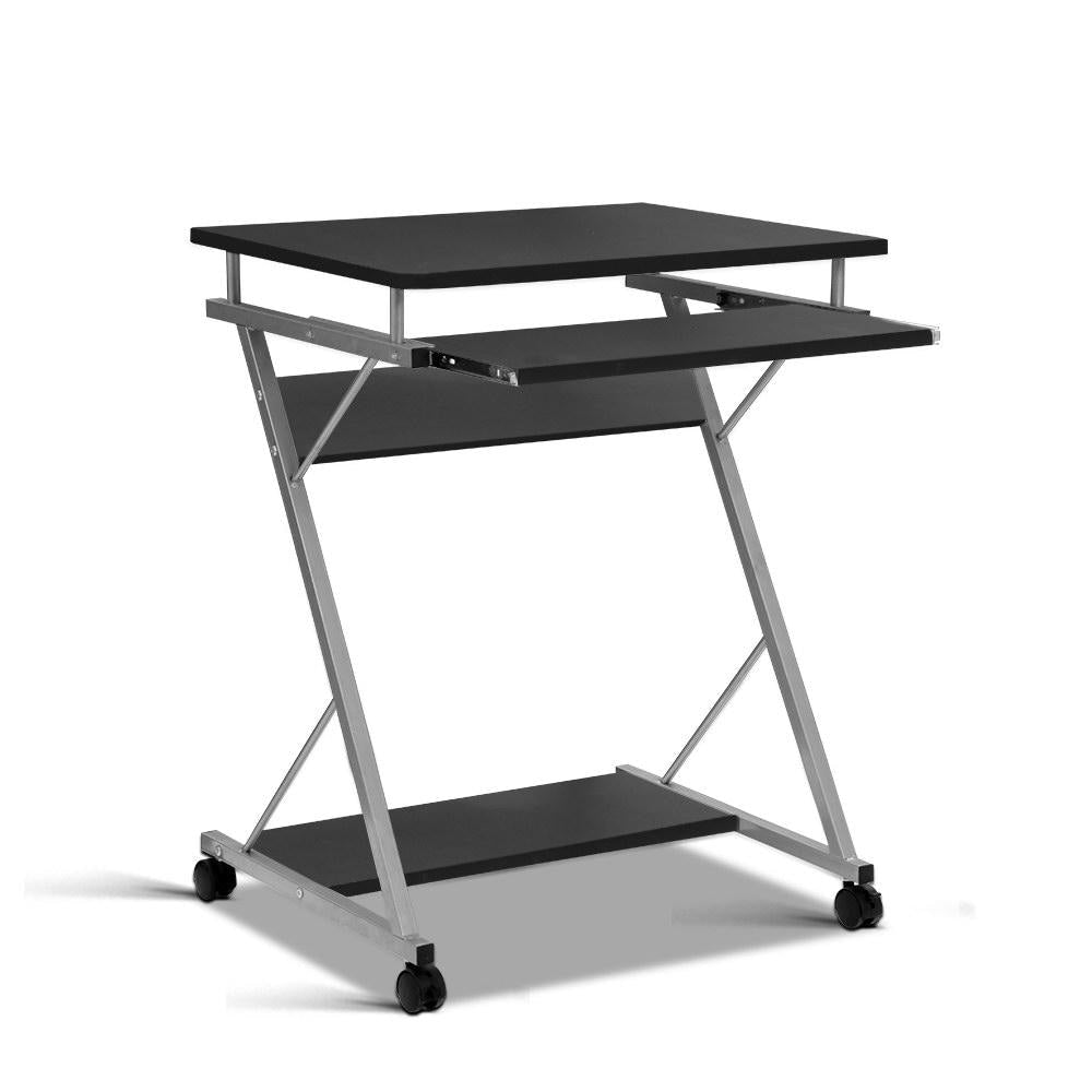 Metal Pull Out Table Desk - Black Office Fast shipping On sale