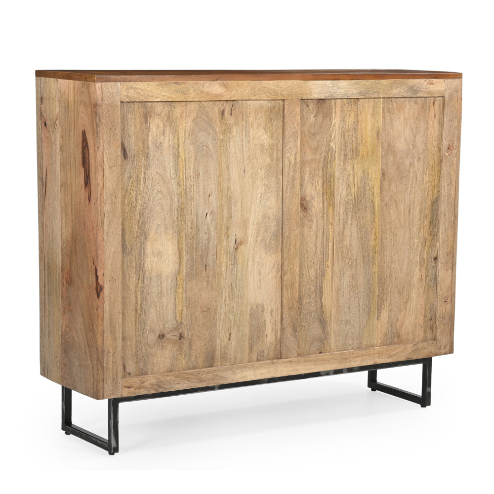 Michelle Chest of Drawers Sideboard Storage Cabinet Cowhide Patchwork & Buffet Unit Fast shipping On sale