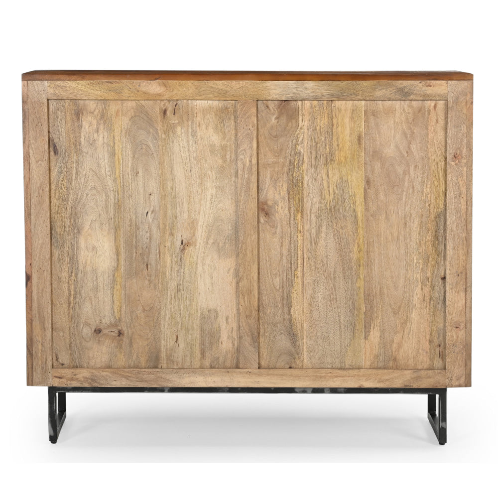 Michelle Chest of Drawers Sideboard Storage Cabinet Cowhide Patchwork & Buffet Unit Fast shipping On sale