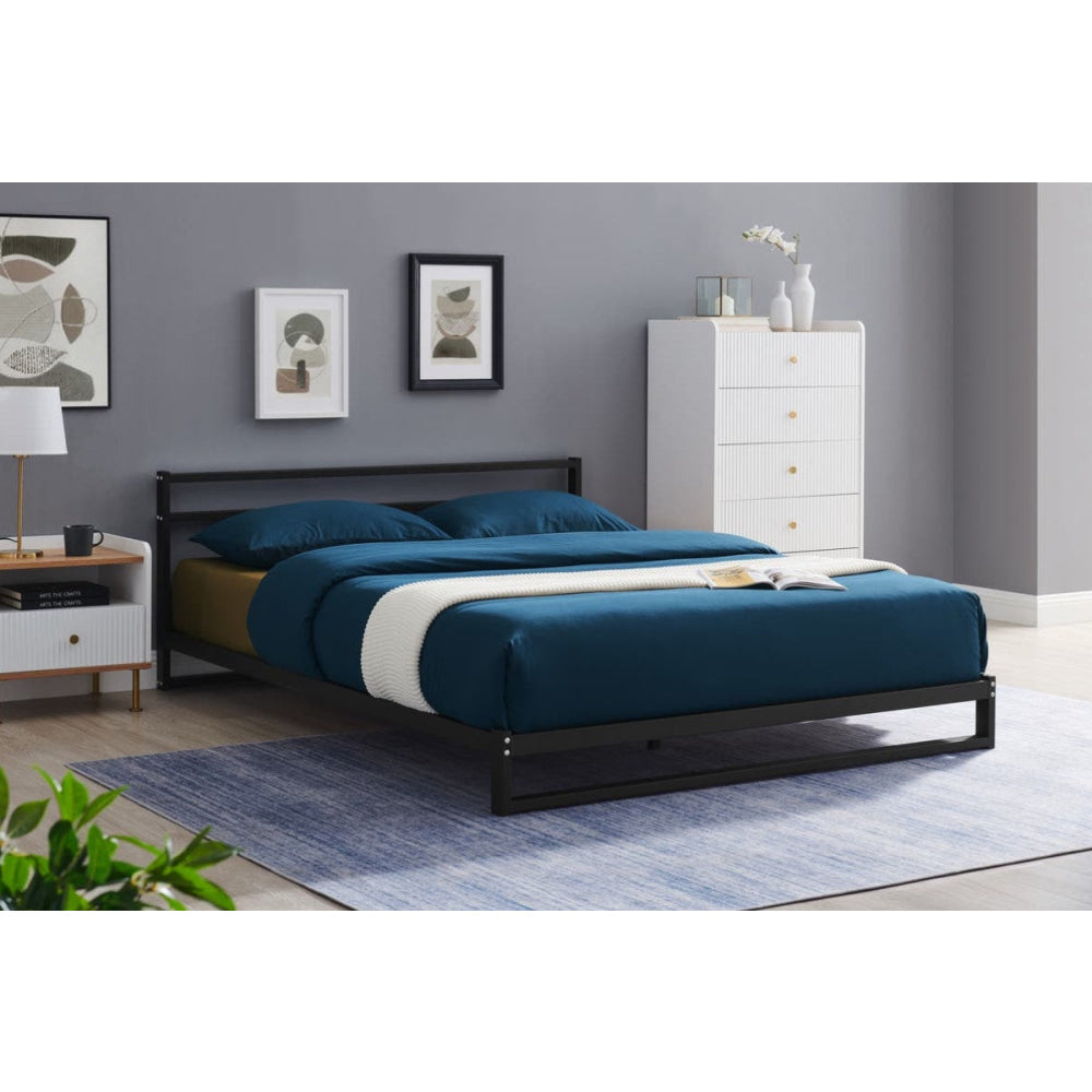 Michelle Metal Bed Frame Black Fast shipping On sale