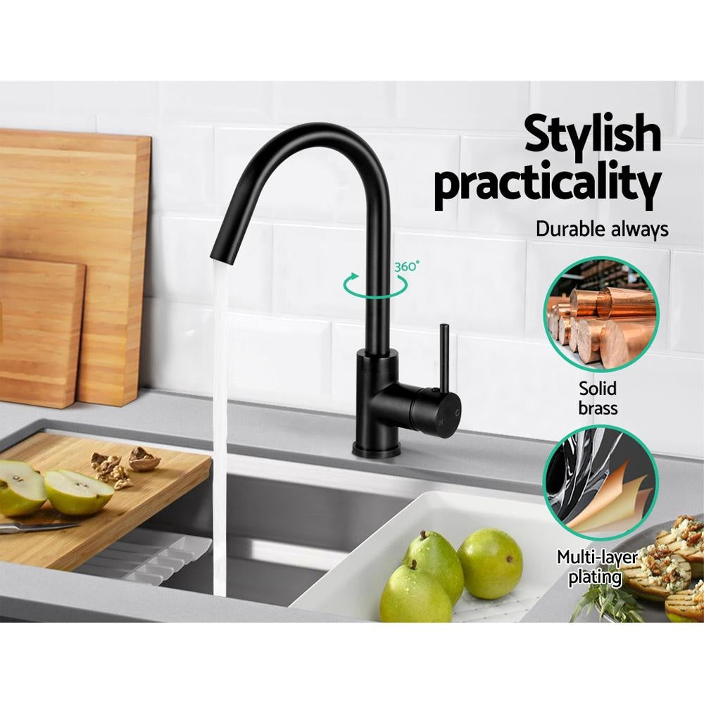 Mixer Faucet Tap - Black & Shower Fast shipping On sale