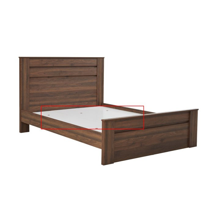 Modern Wooden Bed Frame Double Size W/ Headboard - Walnut Fast shipping On sale