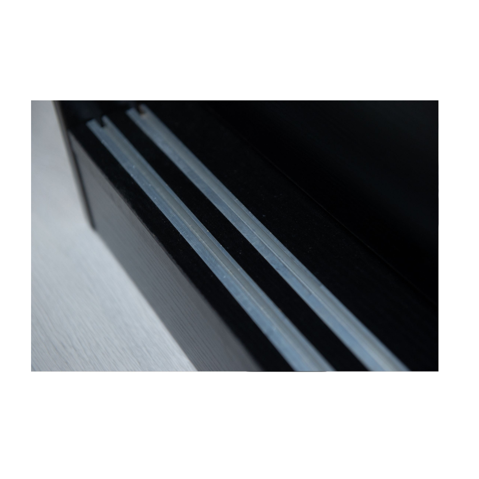 Multi-Purpose Built-In Modular Sliding Door Wardrobe Closet Clothes Storage - Black Fast shipping On sale