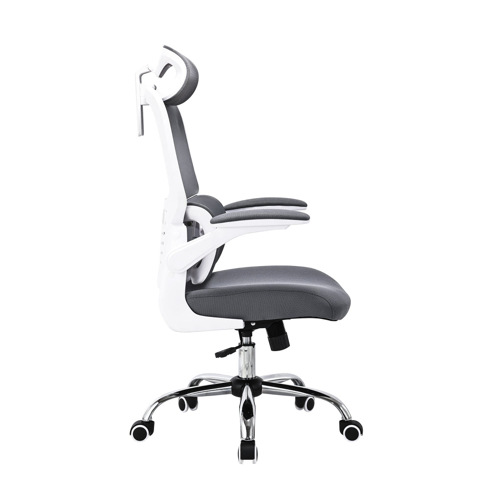 Nia High Mesh Back Facbric Seat Ergonomic Computer Office Working Chair Grey Fast shipping On sale