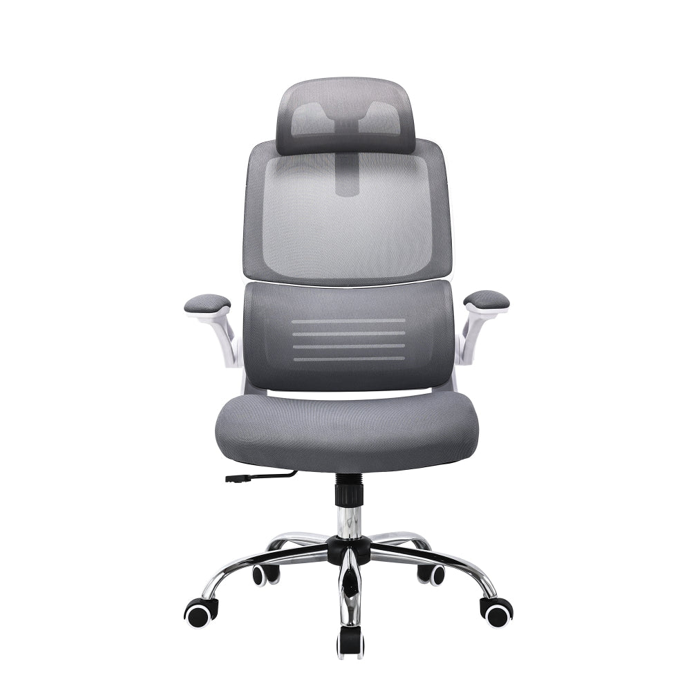 Nia High Mesh Back Facbric Seat Ergonomic Computer Office Working Chair Grey Fast shipping On sale