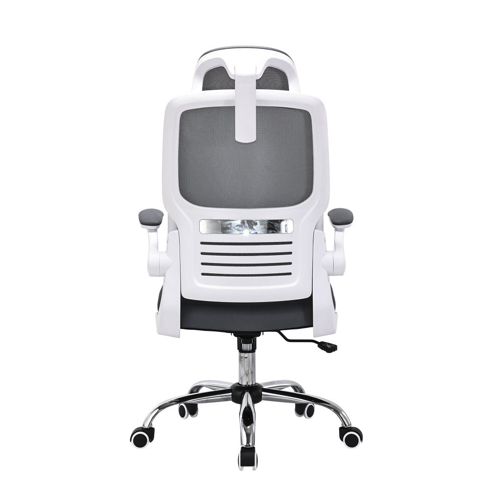 Nia High Mesh Back Facbric Seat Ergonomic Computer Office Working Chair Grey Fast shipping On sale