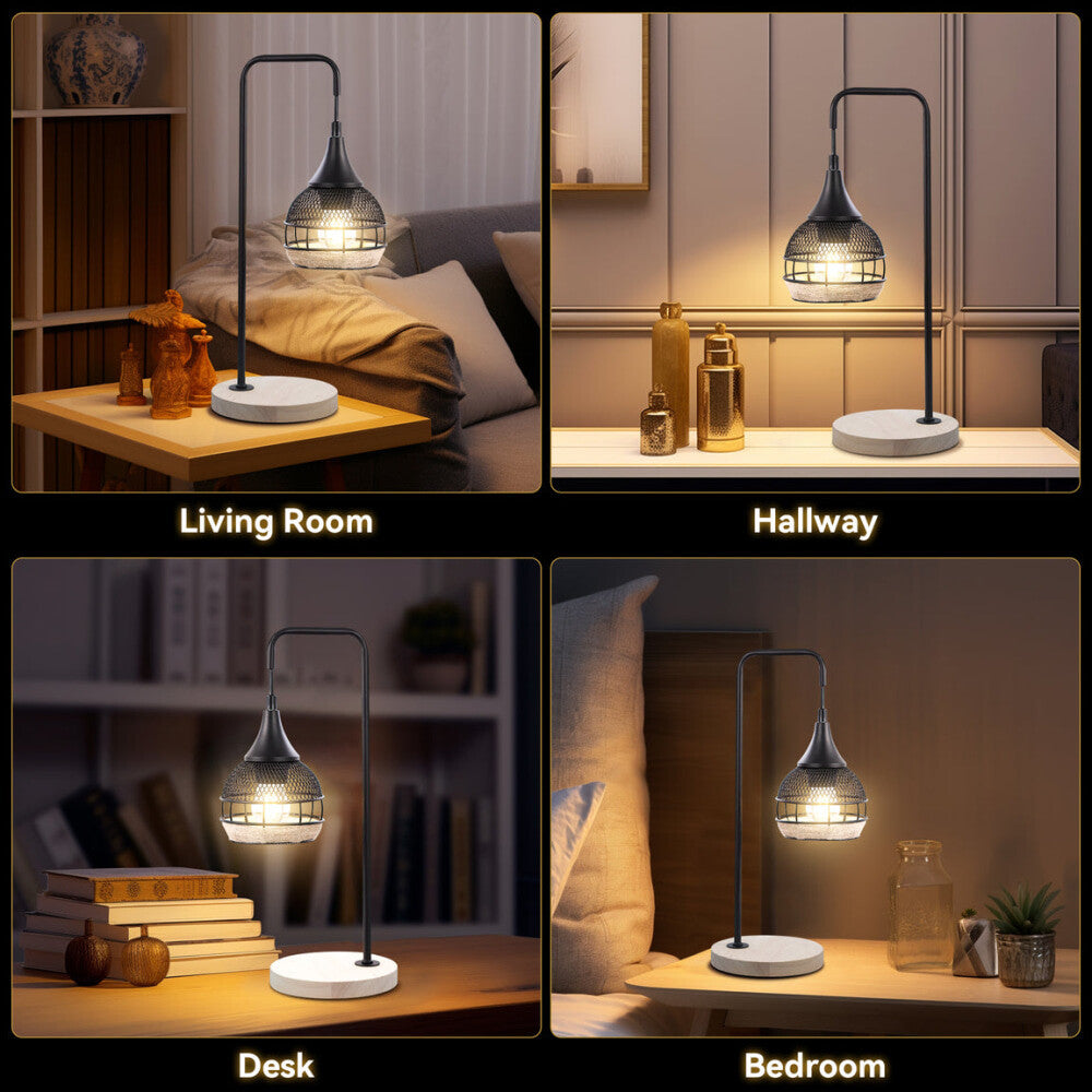 Noble Modern Elegant Table Lamp Desk Light - Black & Natural Fast shipping On sale